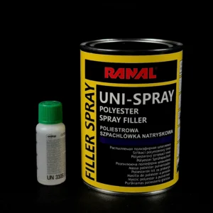 Szpachlówka natryskowa UNI SPRAY Ranal 1kg + utwardzacz
