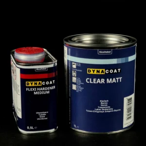 Lakier bezbarwny MATOWY Dynacoat Clear Matt 1l + Utwardzacz