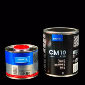 Lakier bezbarwny MATOWY Profix CM10 1L + utwardzacz
